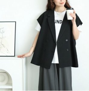 羽織るだけで即細見え♡ぽっちゃり女子の強い味方“ジレ・ベスト”活用術