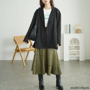 カラーで選ぶ！ジャケットで素敵に大人の秋コーデ3スタイル☆LL-5L