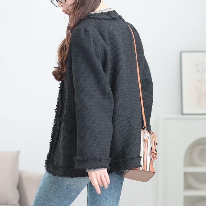 冬でもスッキリ！ぽっちゃりさんの着やせアウターはジャケットがおすすめ☆