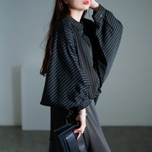 ブラックカラー好き必見！今春は柄物ブラックでひと際お洒落な装いに☆LL-5L